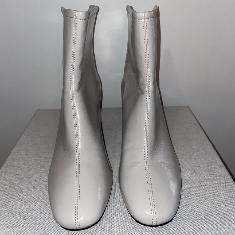 Zara Wide Heeled Ankle Boots
